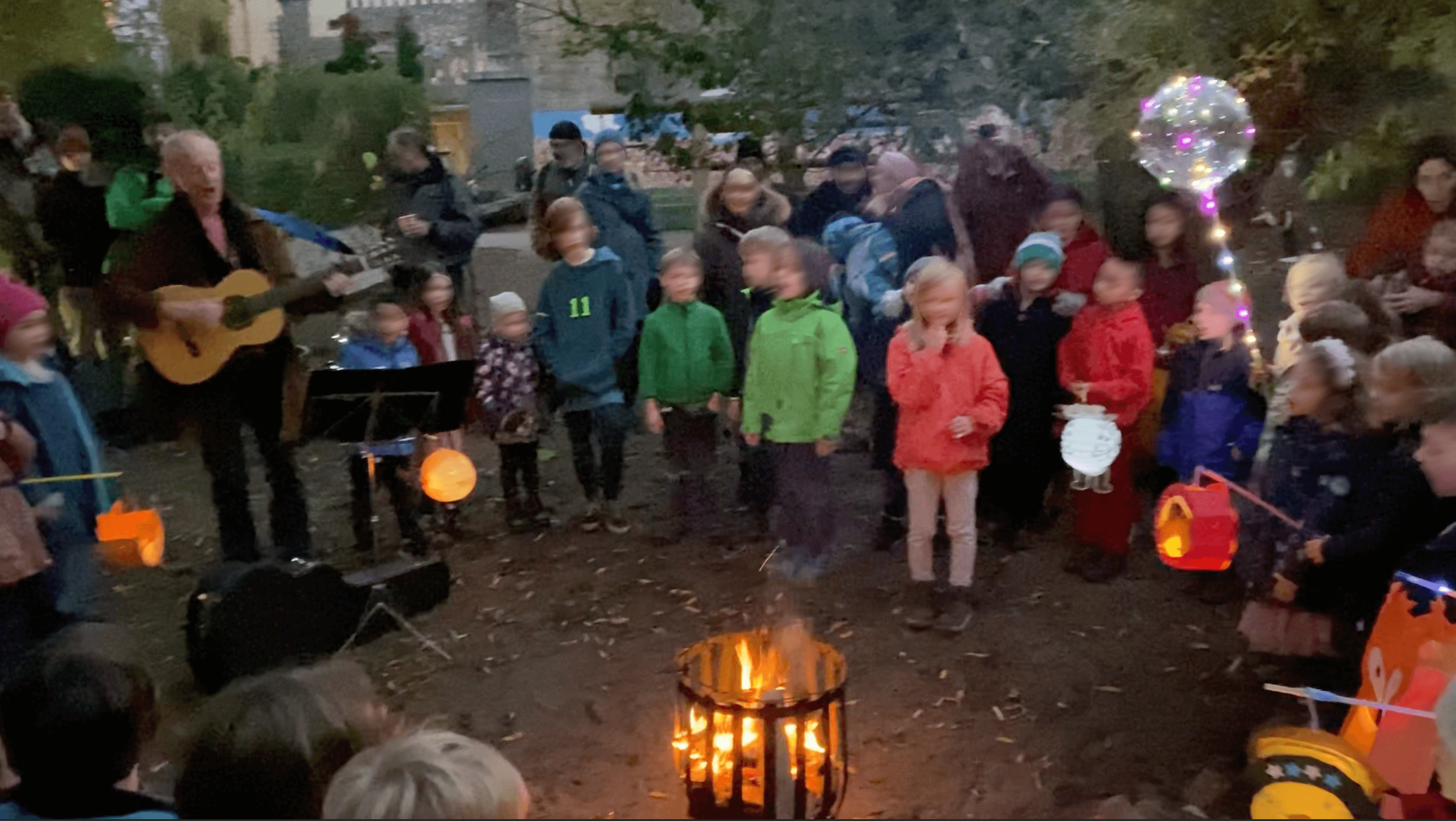 Lichterfest an der Grundschule an der LessingstraÃŸe Bremen